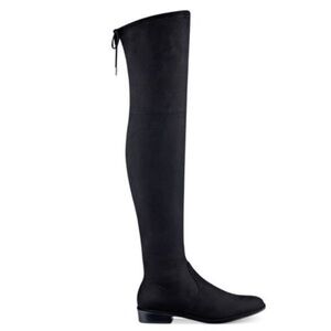 Marc Fisher Womens Black Humor Knee-High Boot 
Size 7M